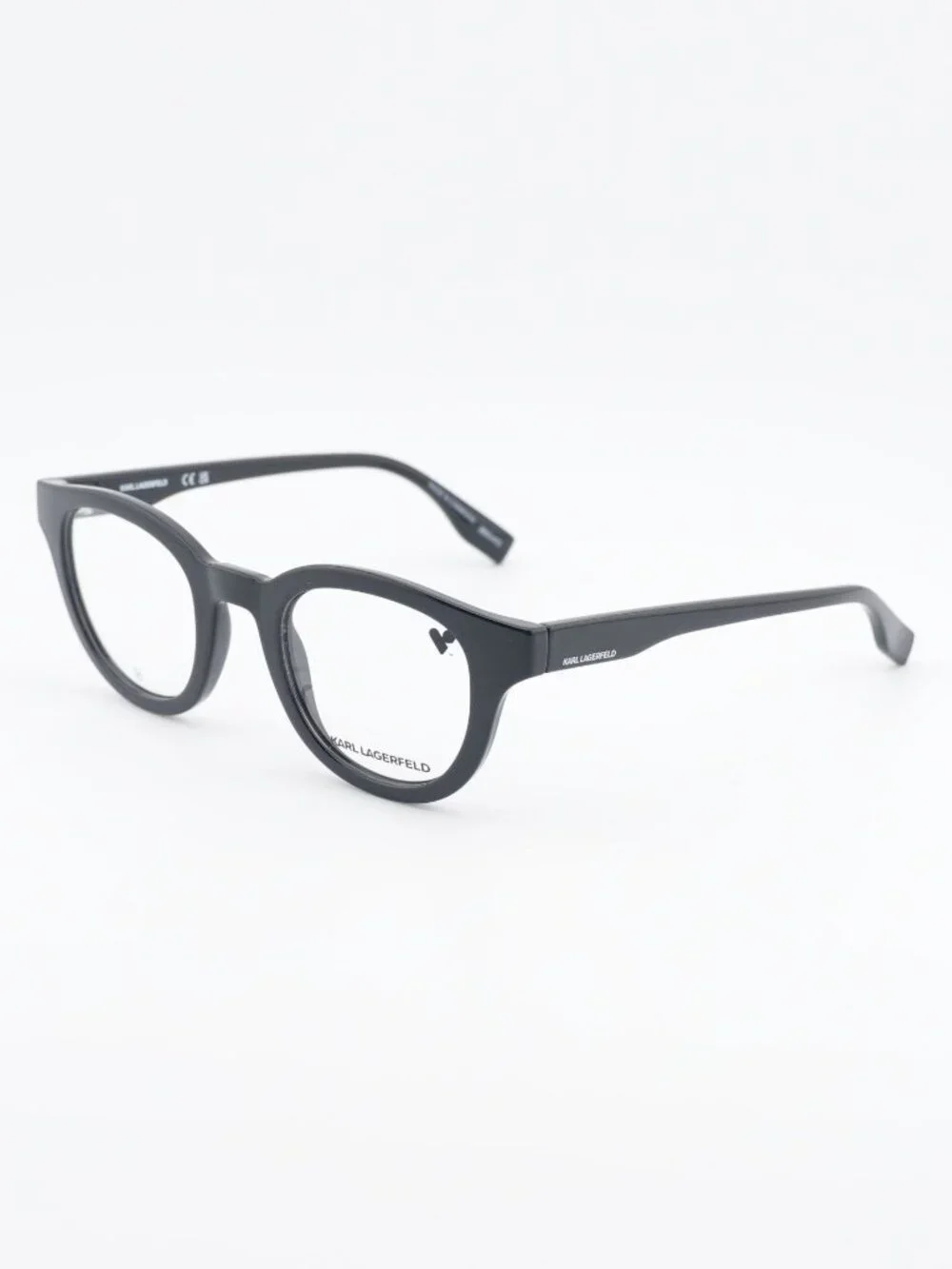 Karl Lagerfeld KL6177 001 Eyeglasses Black 47mm Round Frame